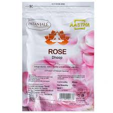 PATANJALI CONOS DE ROSAS / ROSE DHOOP 20UDS