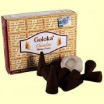 GOLOKA CHANDAN DHOOP CONES 10UDS