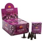 SAC LAVENDER DHOOP CONES 10UDS